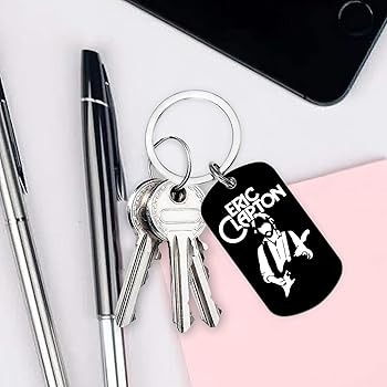 Amazon.co.jp: [JJGF] キーホルダー エリック クラプトン 長方形